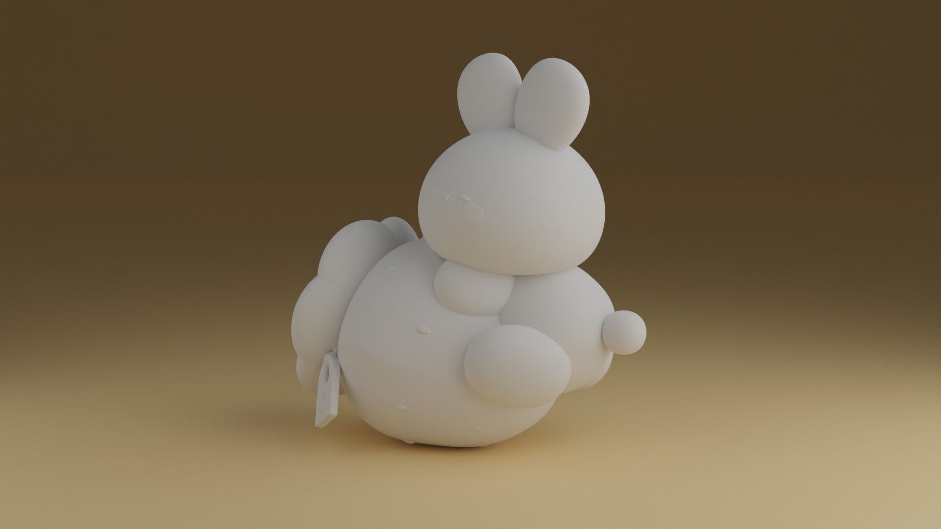 bunny 3D print model_16