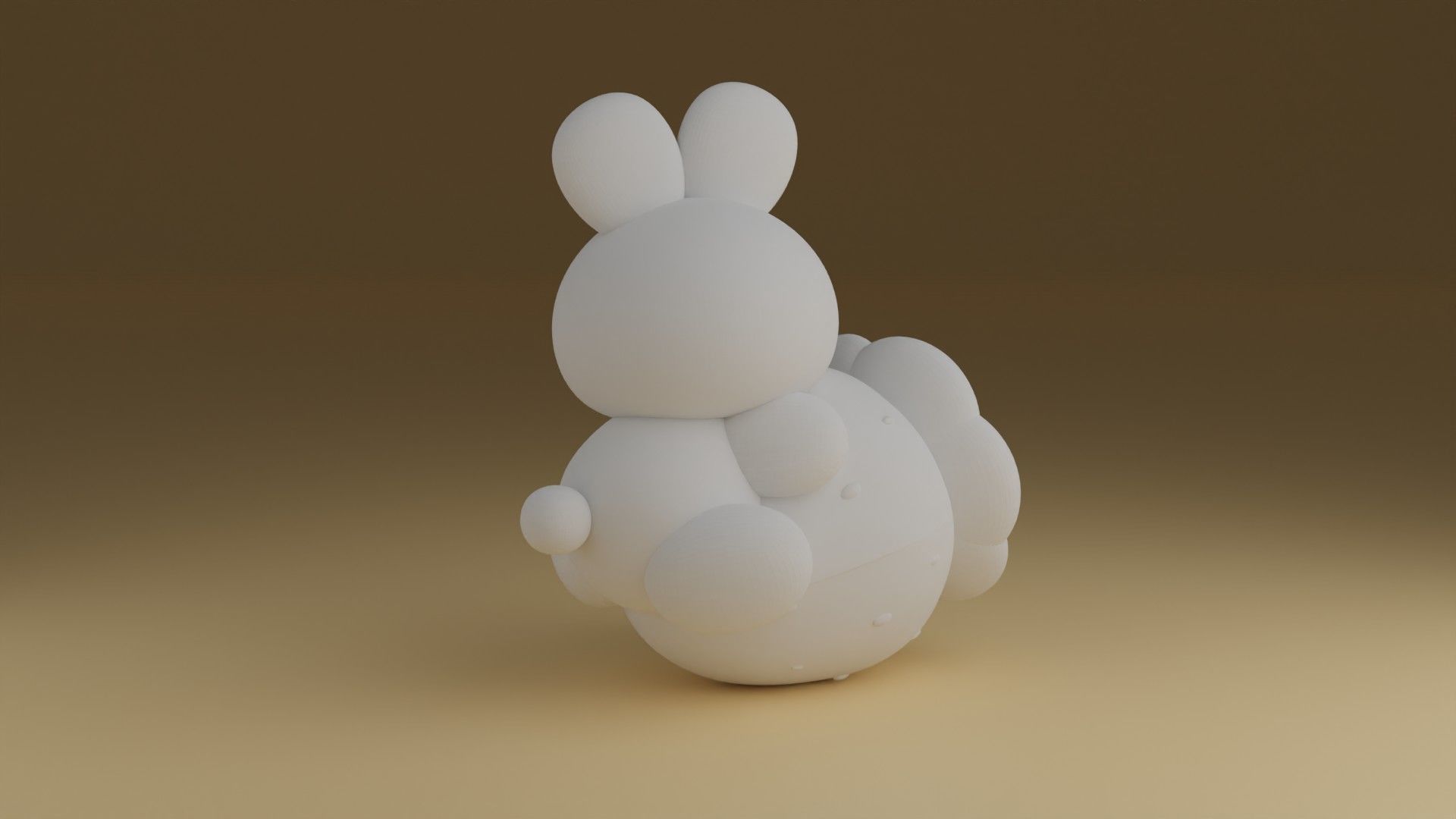 bunny 3D print model_14