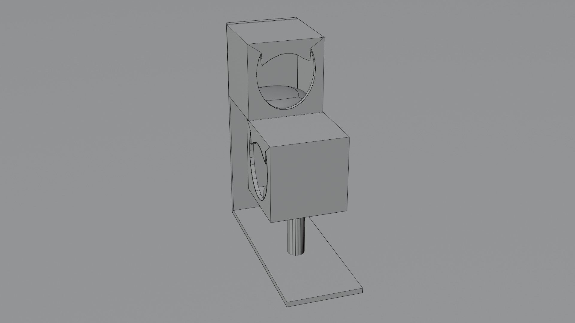 cat house 3D model_4