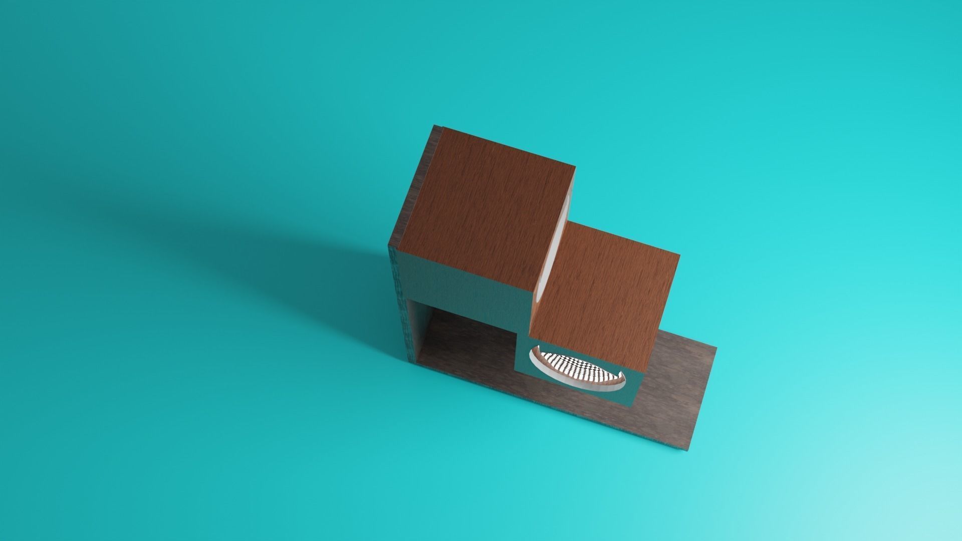 cat house 3D model_2