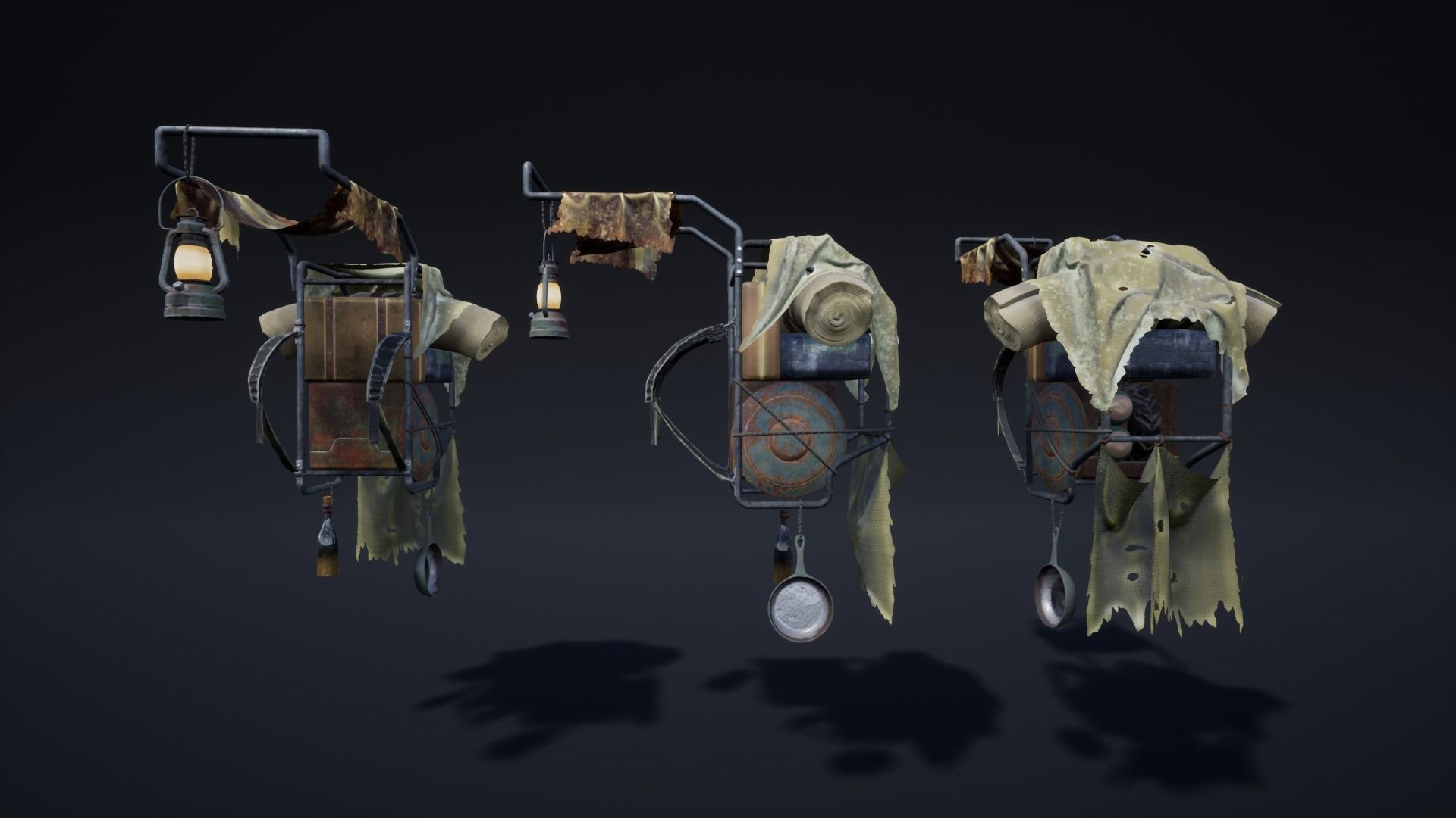 SCI-FI MERCENARY 04 SELLER Low-poly 3D model_9