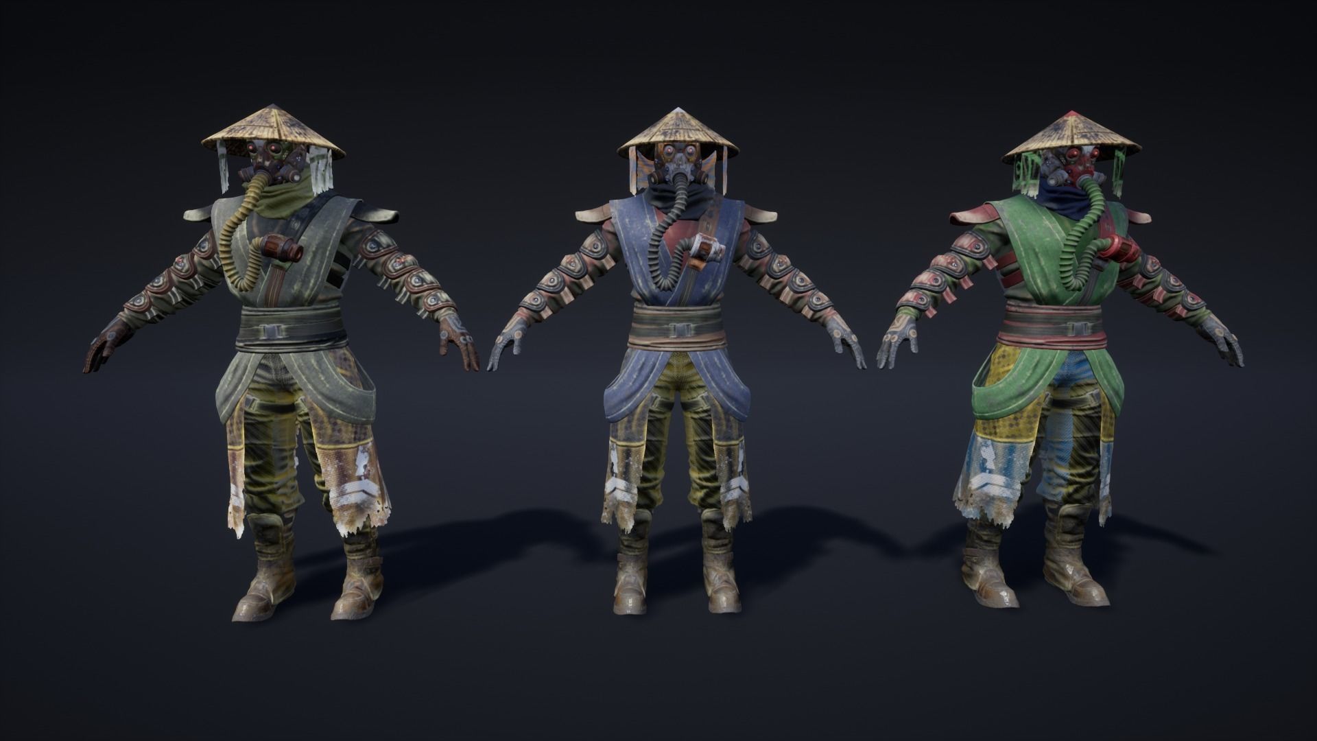 SCI-FI MERCENARY 04 SELLER Low-poly 3D model_8