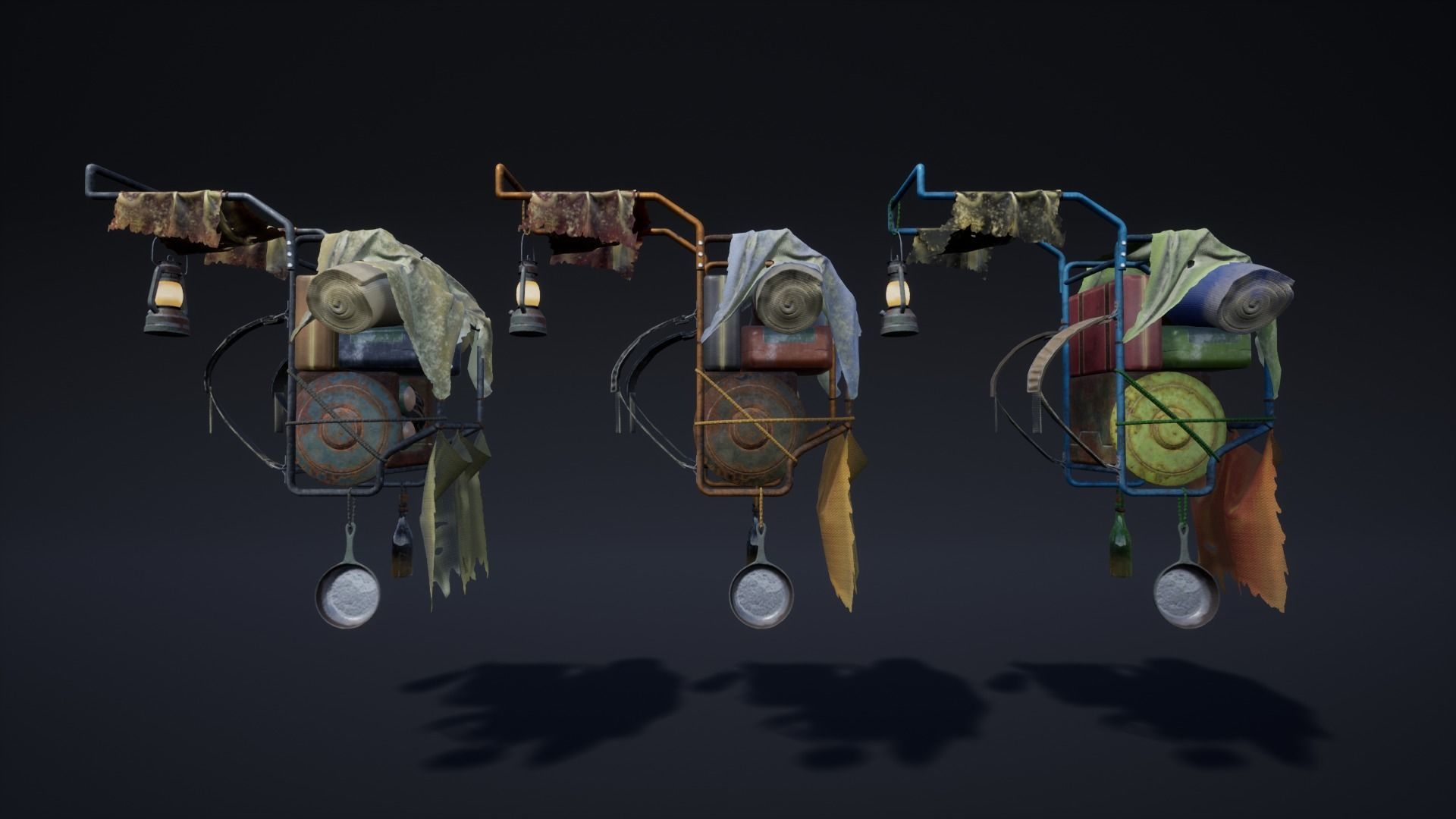 SCI-FI MERCENARY 04 SELLER Low-poly 3D model_10