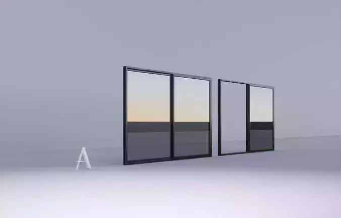 Sliding Metal Door - A