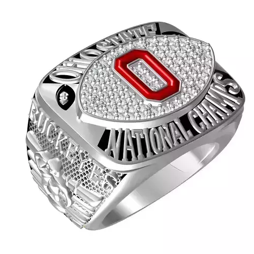 Ohio State Championship Ring 3D print model Ohio State Championship Ring 3D print model