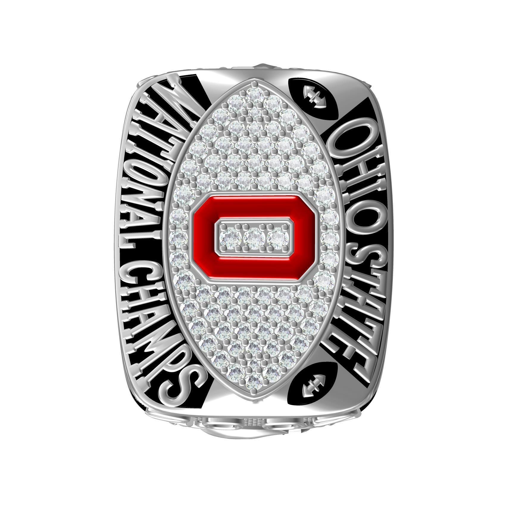 Ohio State Championship Ring 3D print model_9
