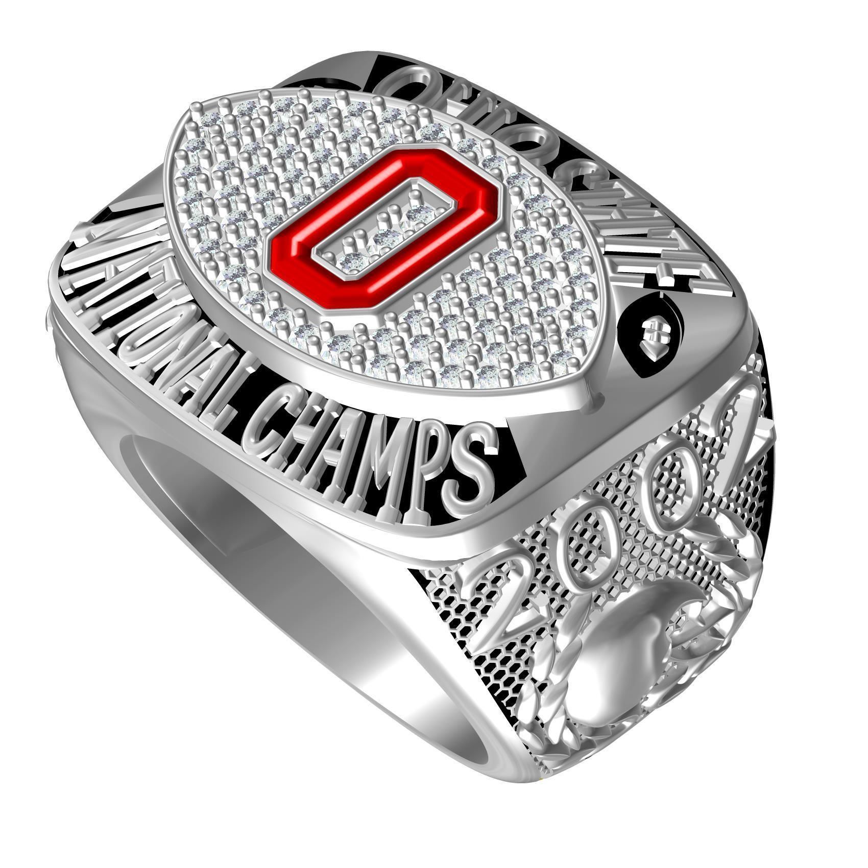 Ohio State Championship Ring 3D print model_2