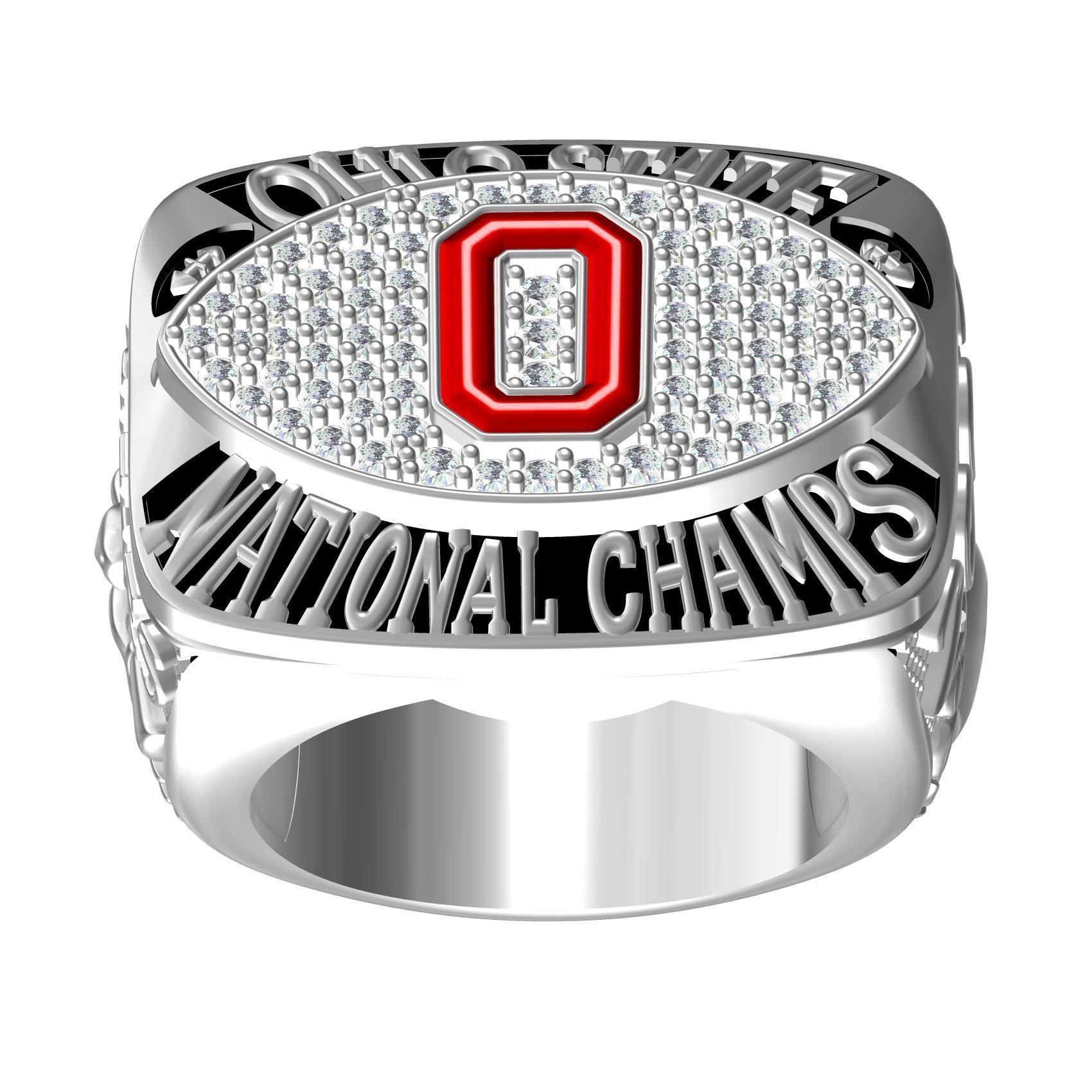 Ohio State Championship Ring 3D print model_1