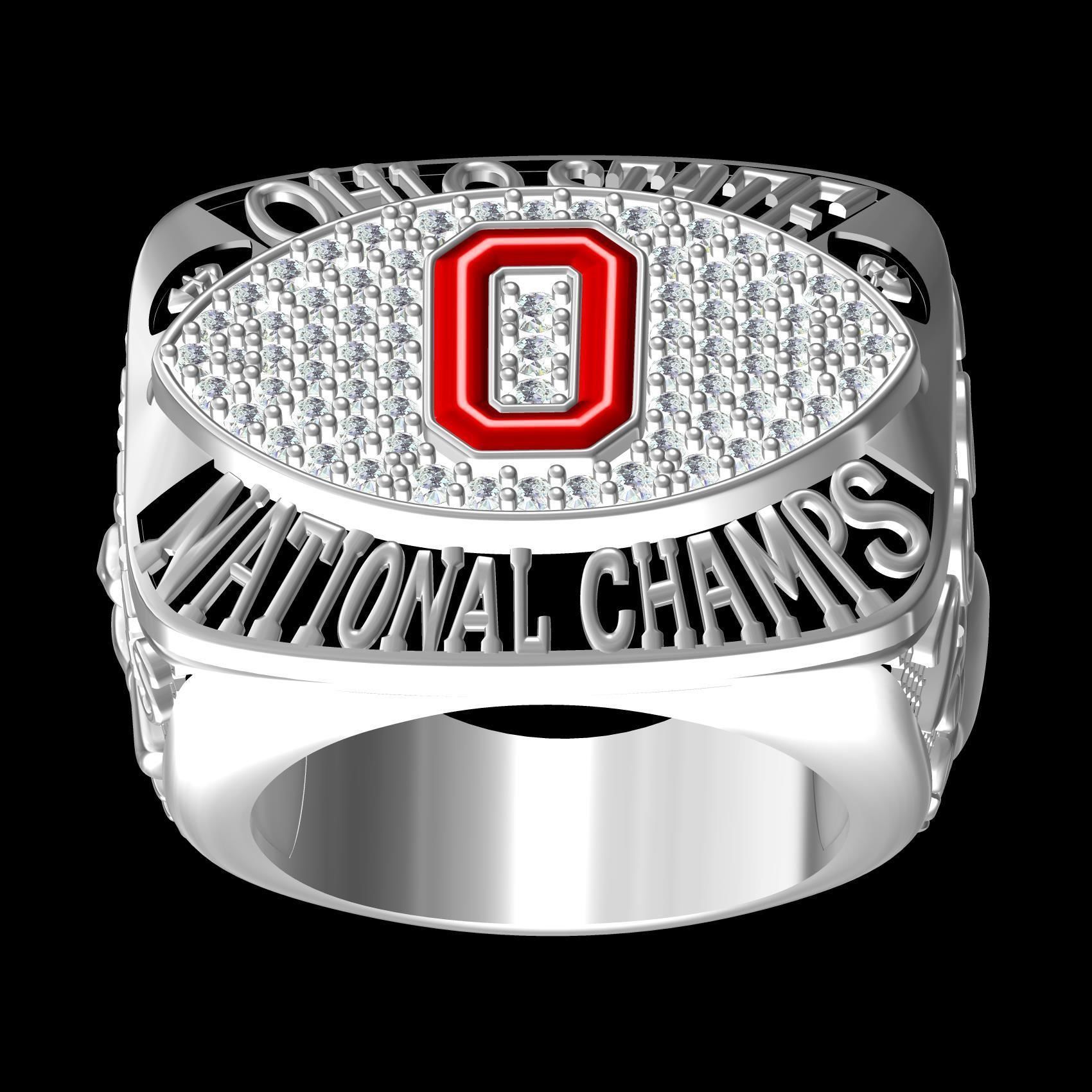 Ohio State Championship Ring 3D print model_10