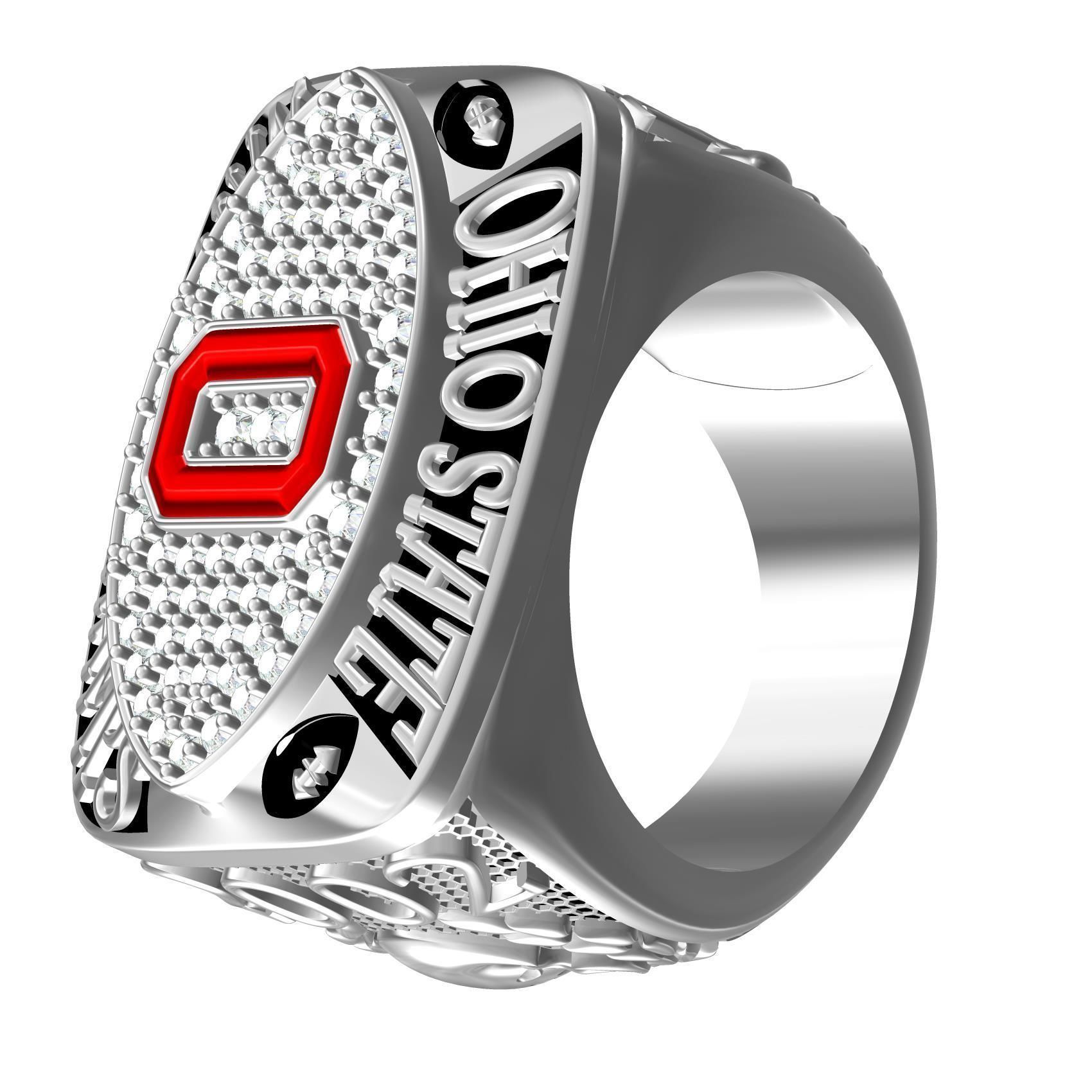 Ohio State Championship Ring 3D print model_3