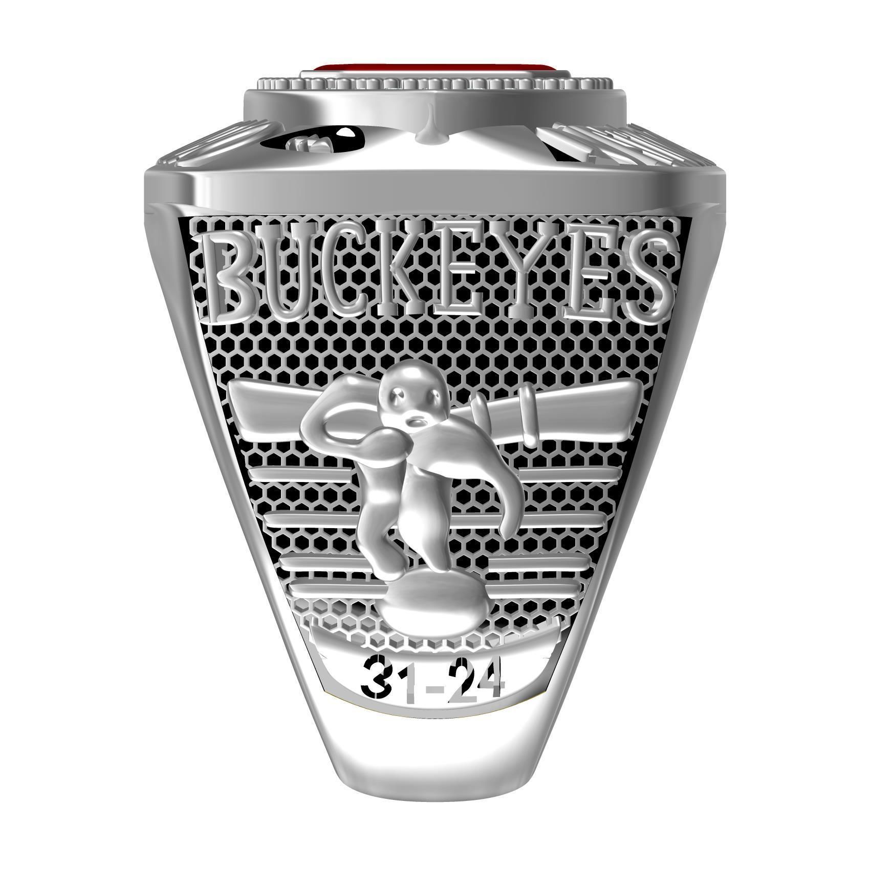 Ohio State Championship Ring 3D print model_7