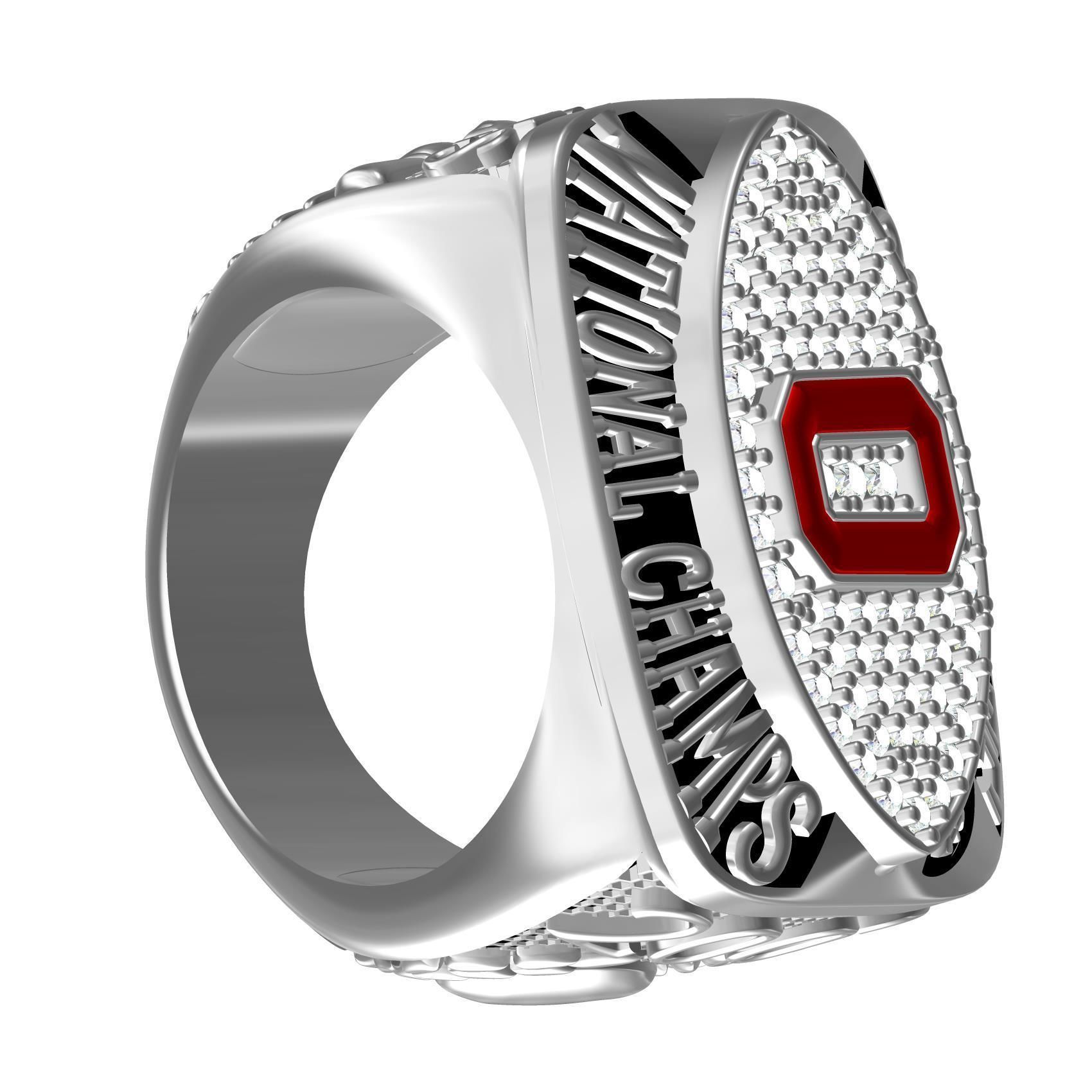 Ohio State Championship Ring 3D print model_4