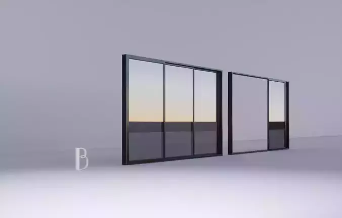 Sliding Metal Door - B