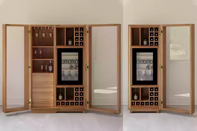 Cambusa - Wine Glass Fridge - Jumbo 3D model