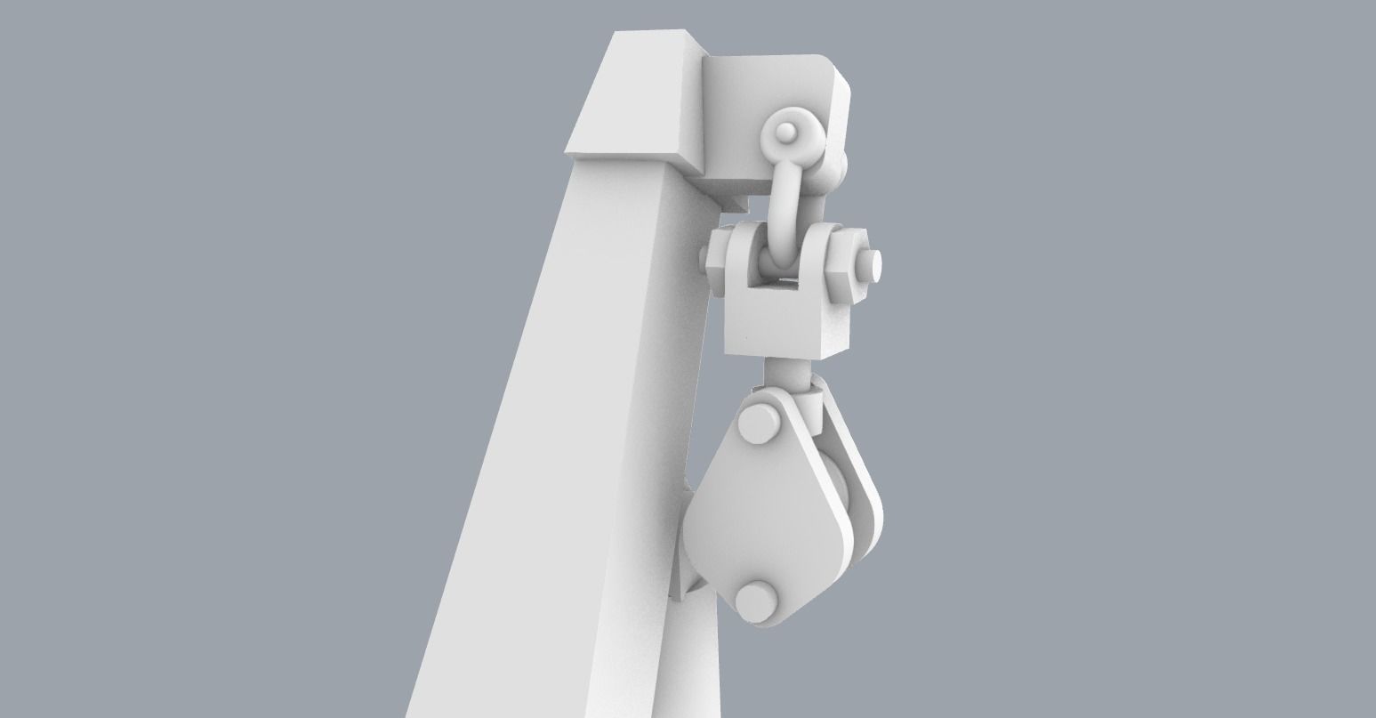 PM Boat Davit 3D print model_9