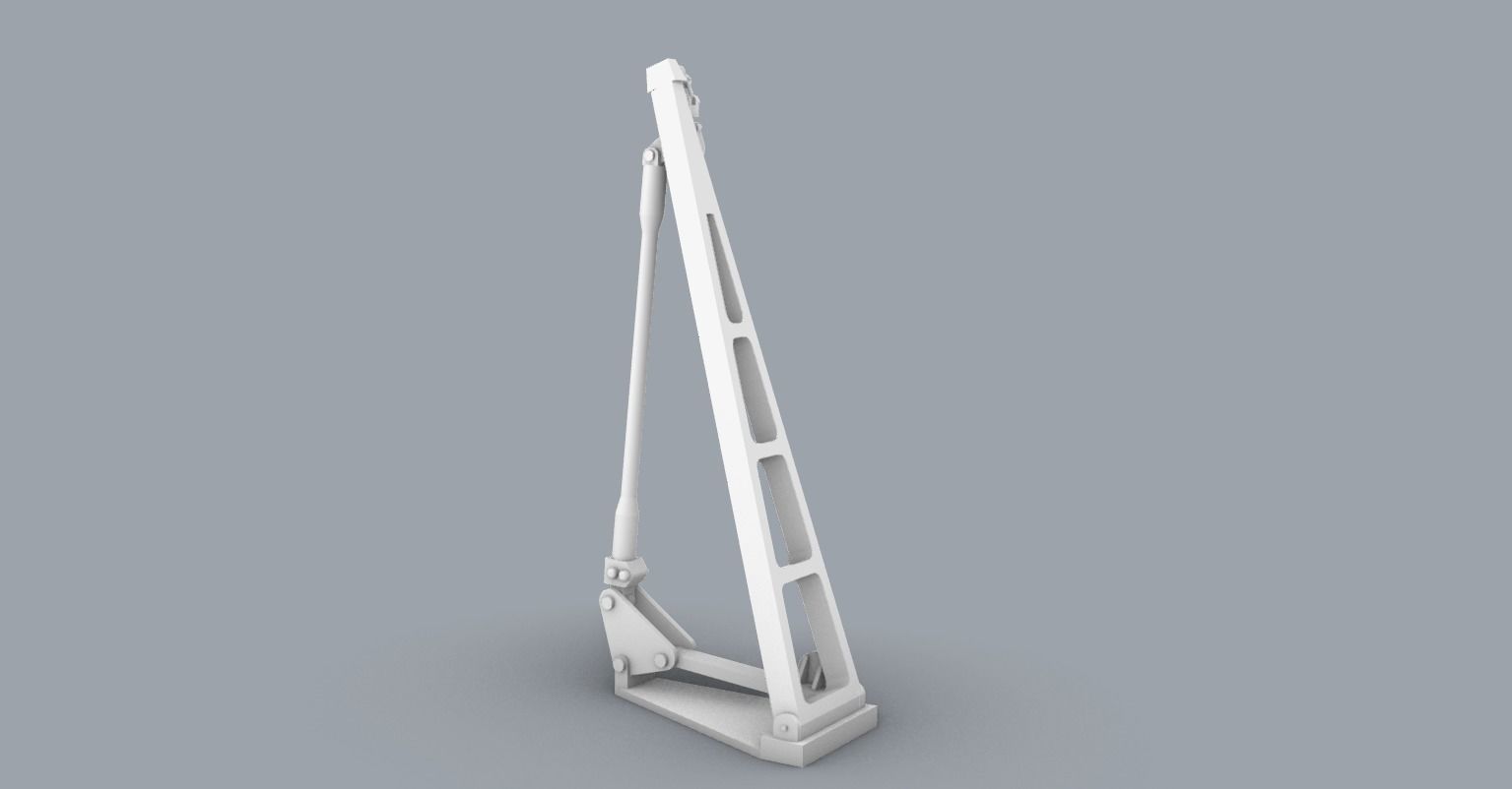 PM Boat Davit 3D print model_2