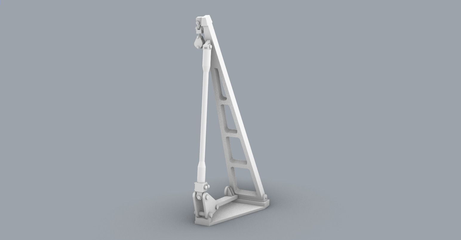 PM Boat Davit 3D print model_3