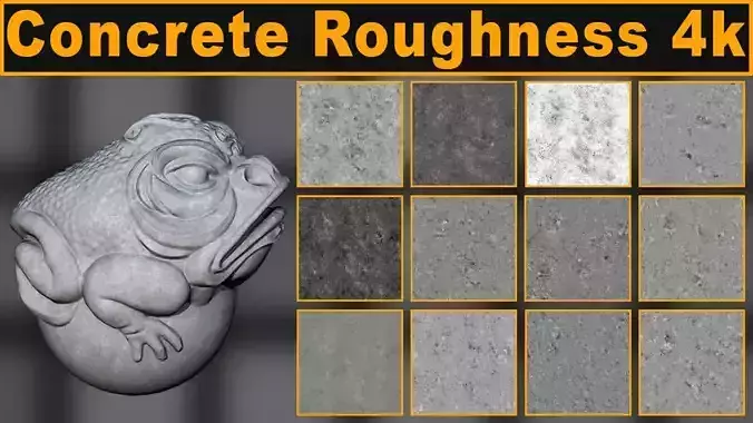 Concrete Roughness 4K Texture