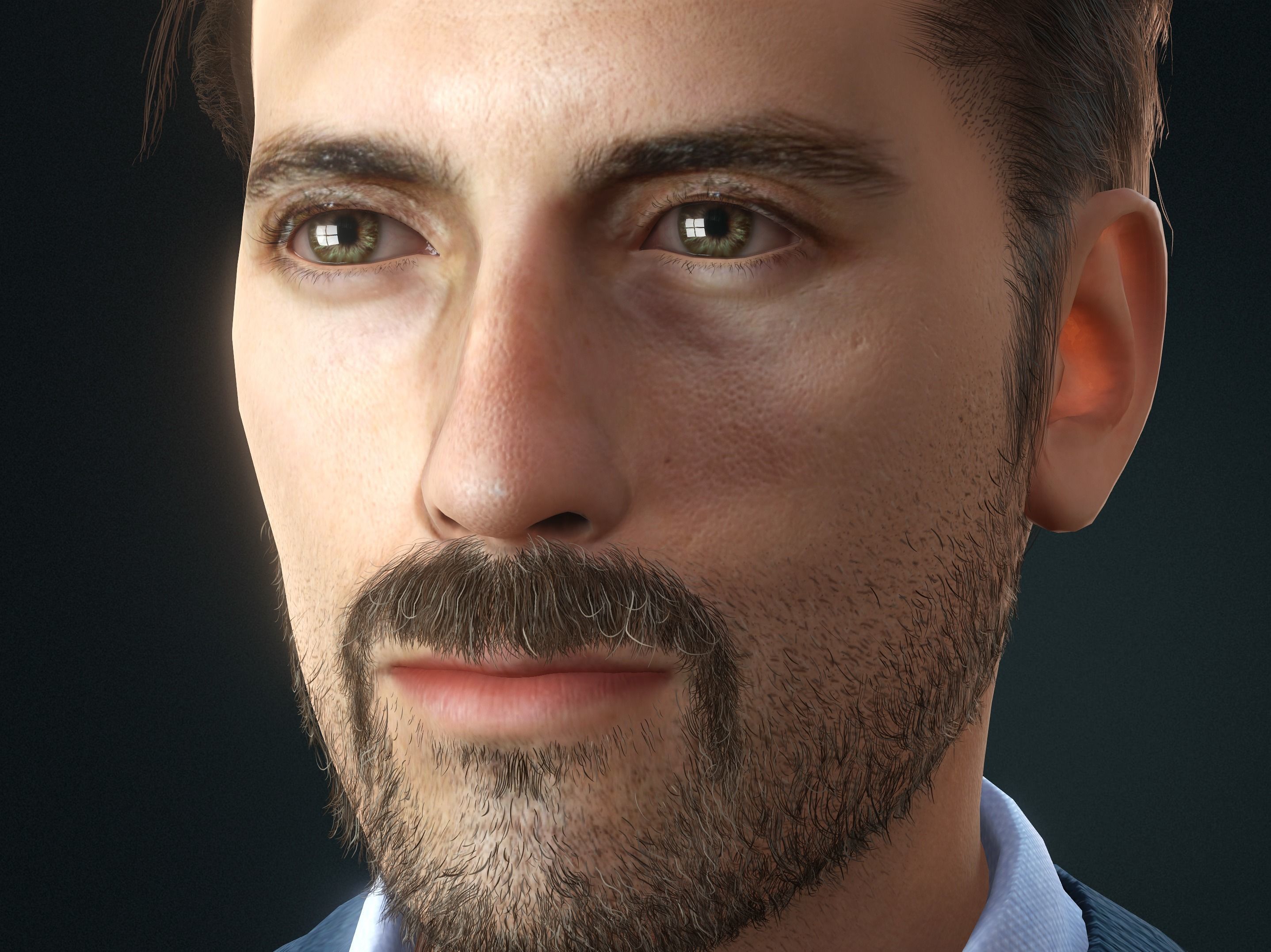 Russ-Male Character Low-poly 3D model_3