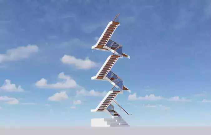 Free Staircase Free 3D model