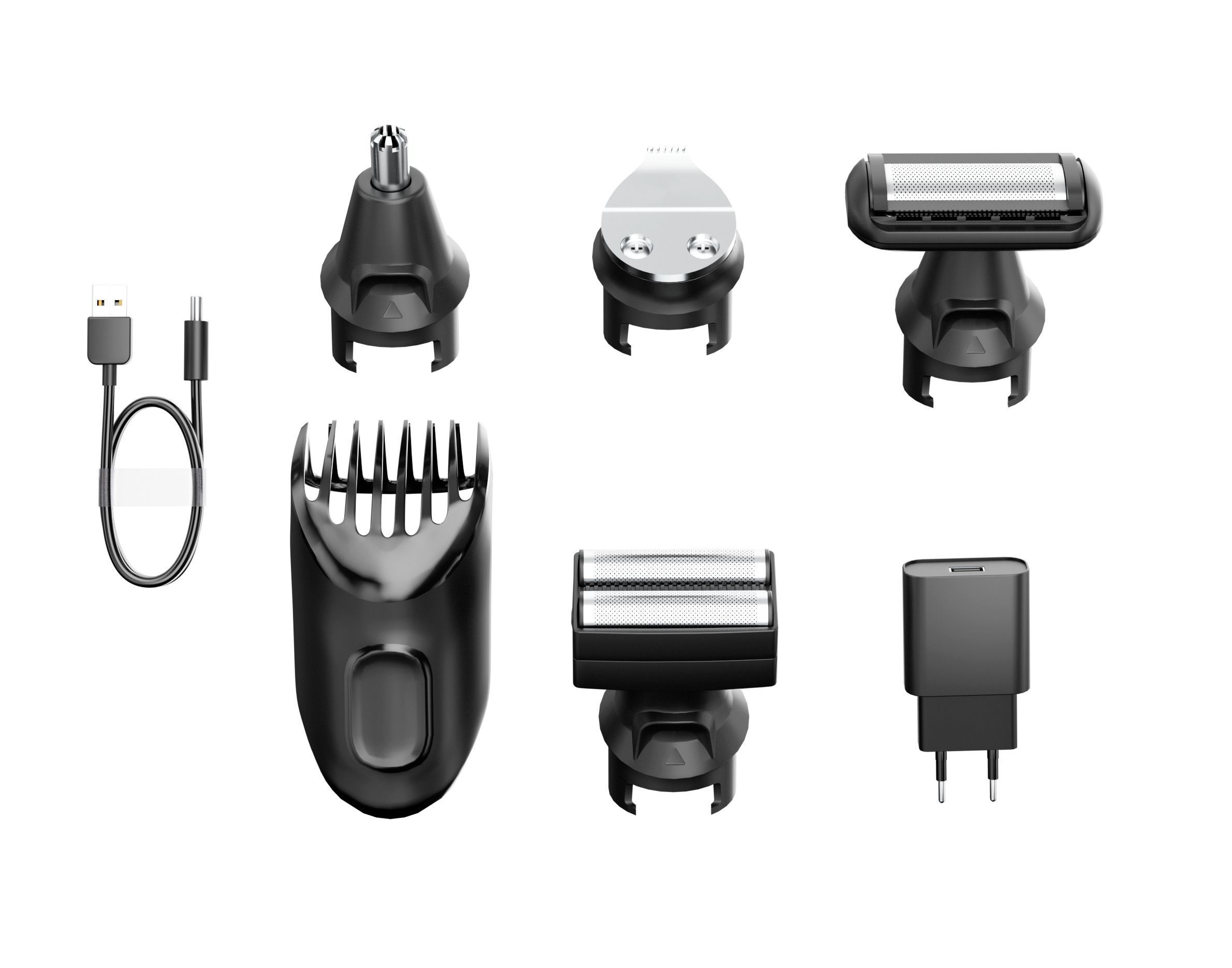 Hair Clipper Trimmer 3D Model 3D model_7