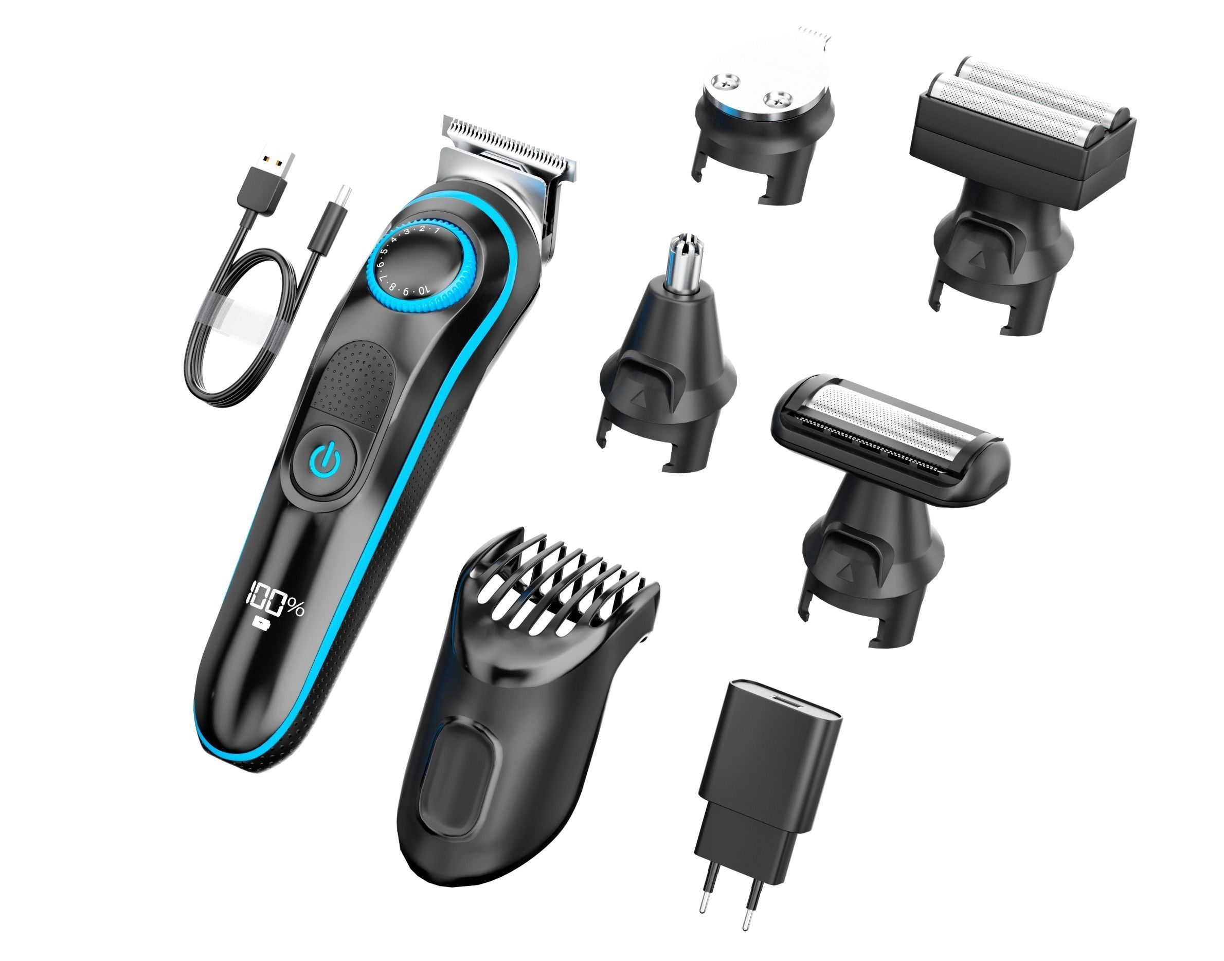 Hair Clipper Trimmer 3D Model 3D model_1