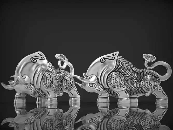 Bull Statue 3D print model