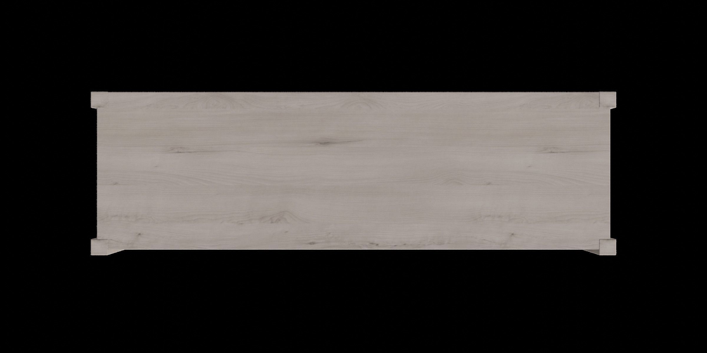 Light Gray Wooden Shelf Storage Low-poly 3D model_1