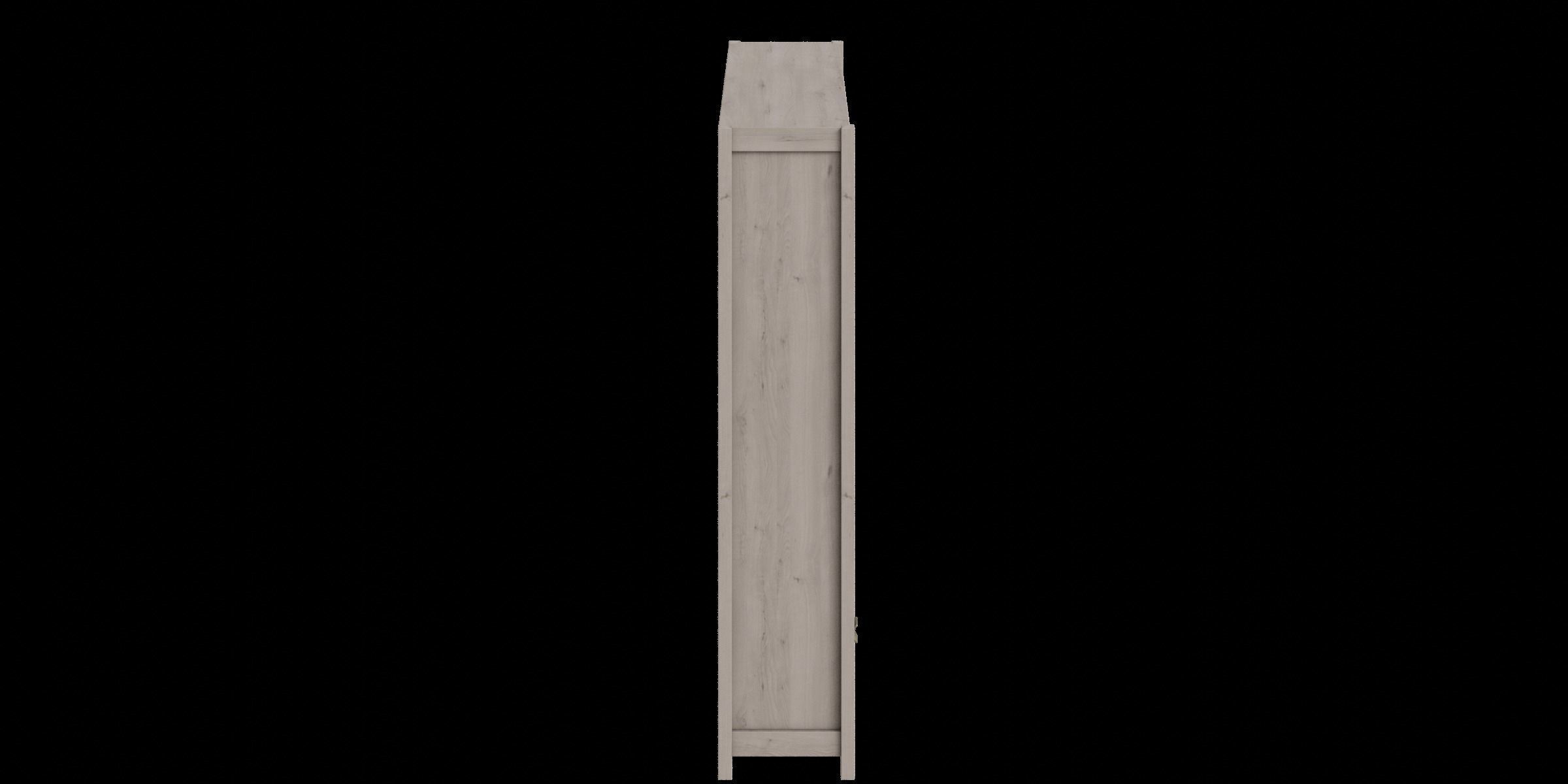 Light Gray Wooden Shelf Storage Low-poly 3D model_9