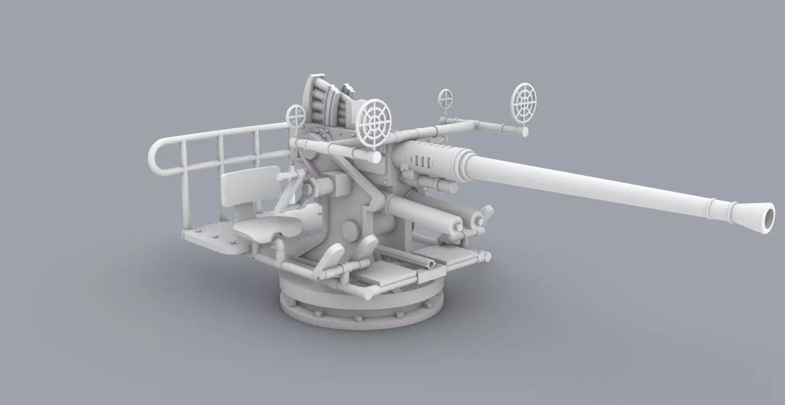 PM Bofors L60 40mm 3D print model