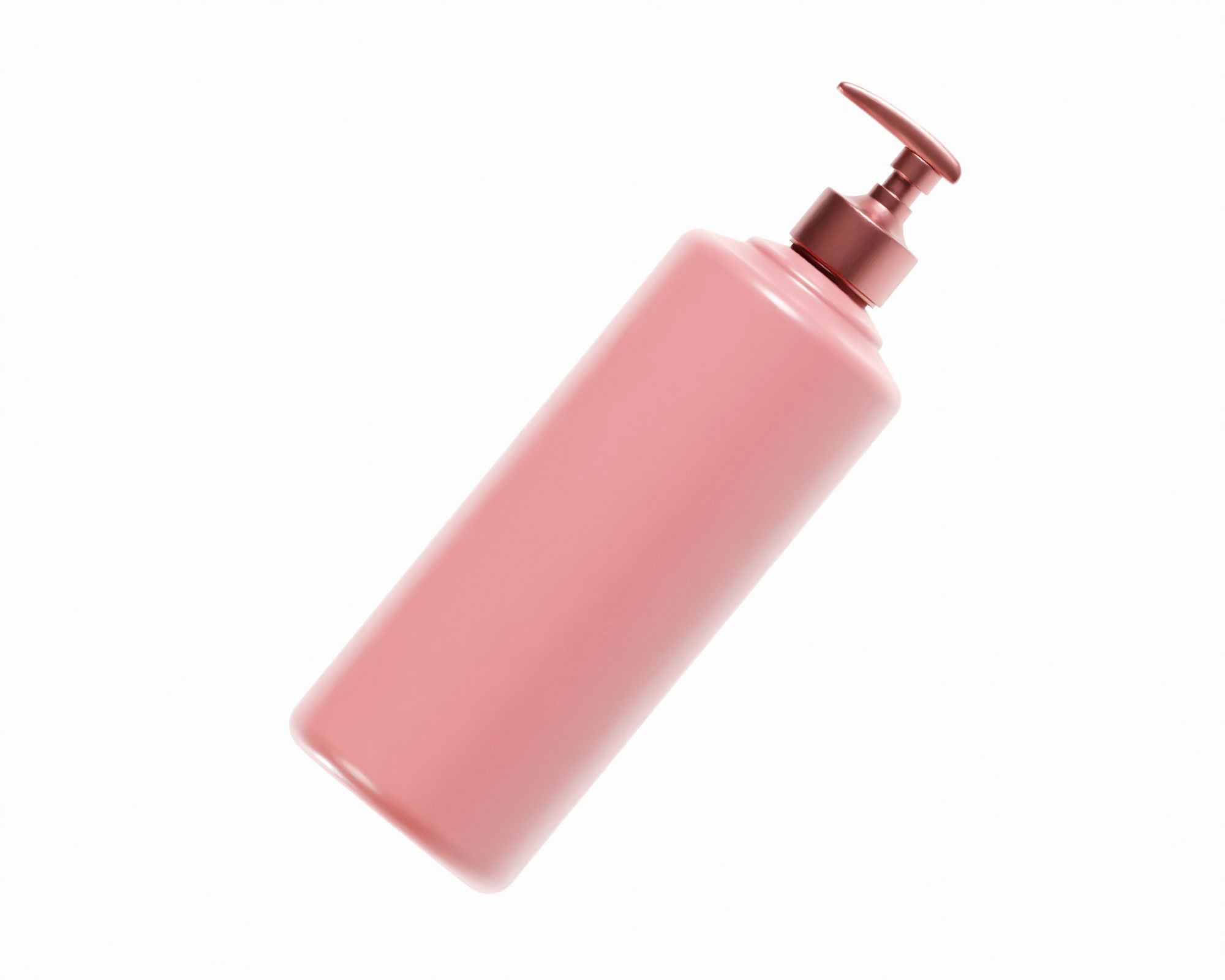 Lotion bottle Low-poly 3D model_1