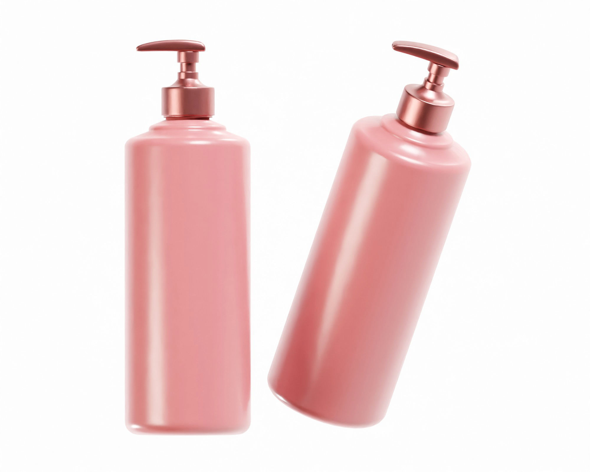 Lotion bottle Low-poly 3D model_3