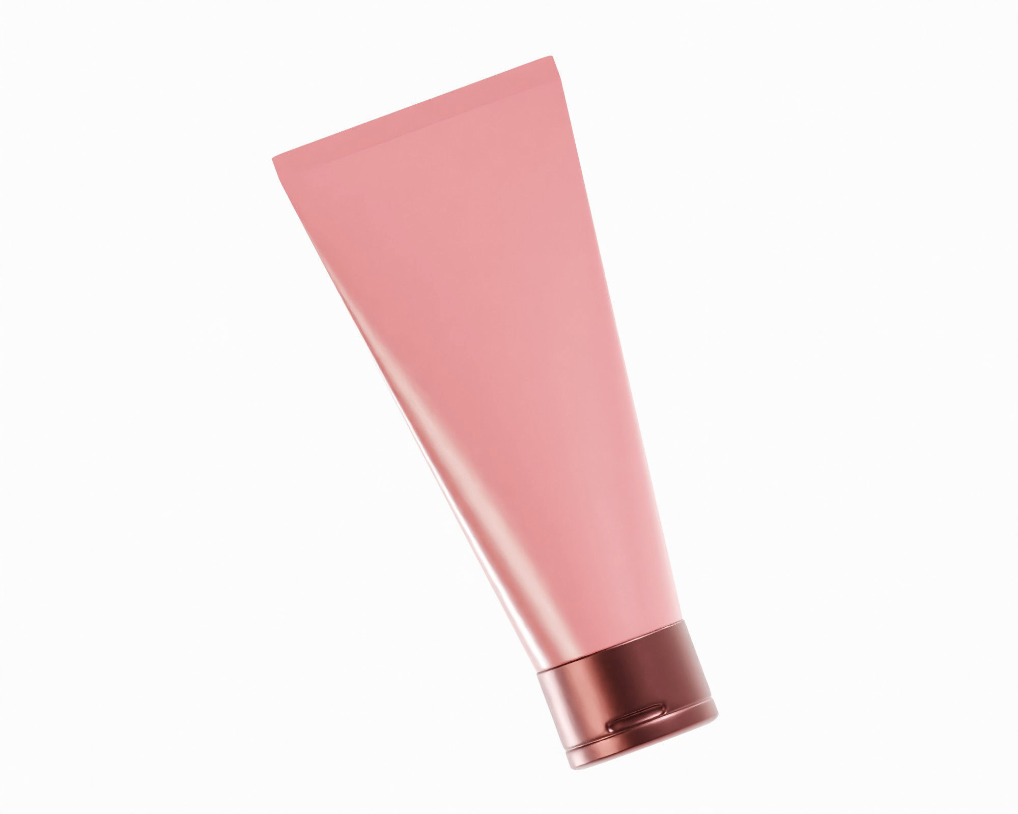 Cosmetic tube Low-poly 3D model_3