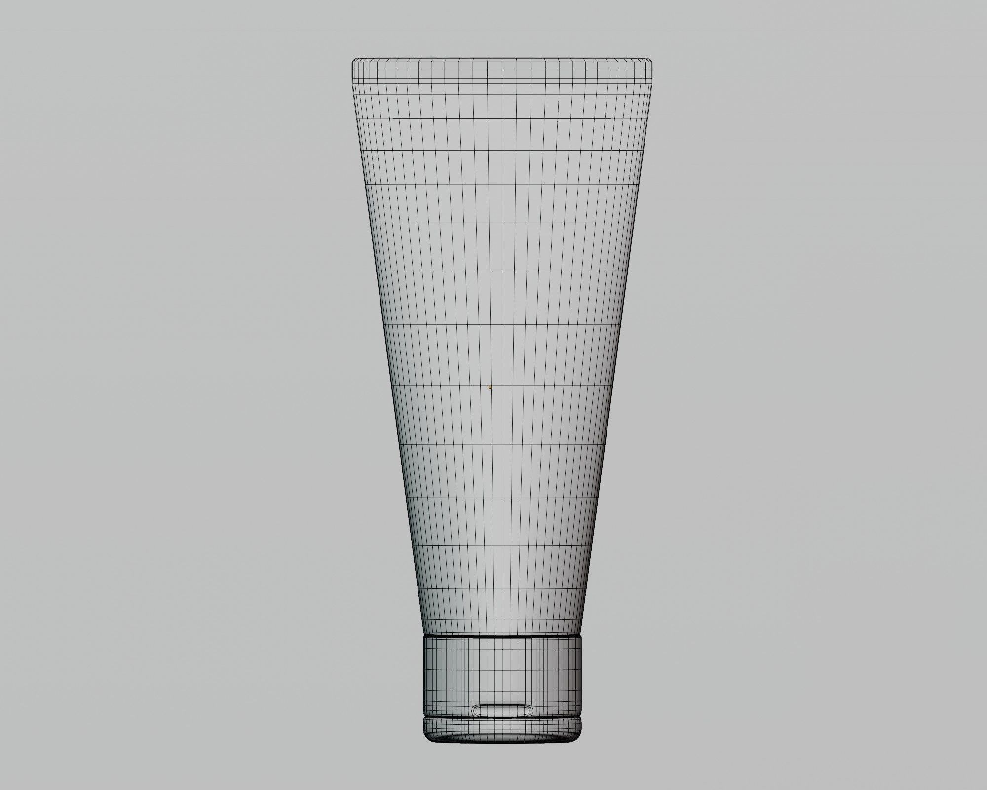 Cosmetic tube Low-poly 3D model_4