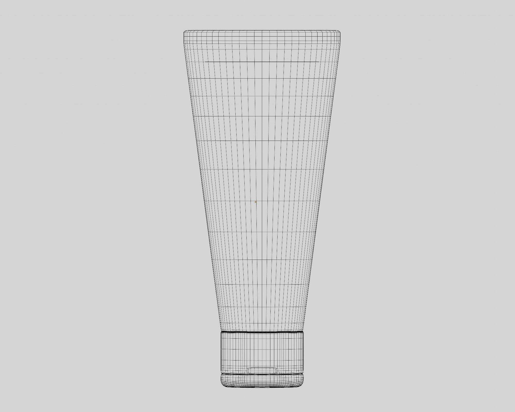 Cosmetic tube Low-poly 3D model_5