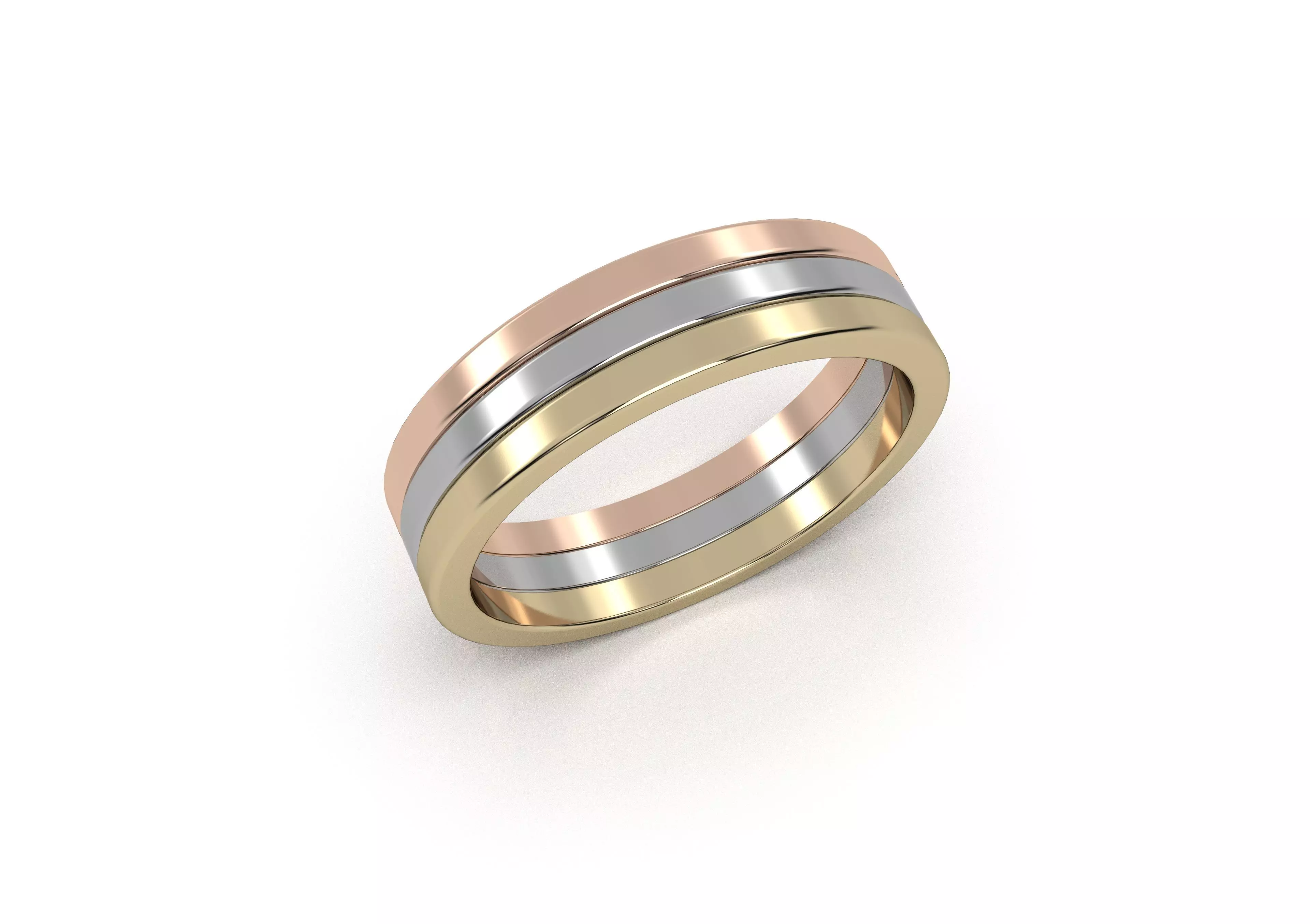 31 Trinity Wedding Ring 3D print model