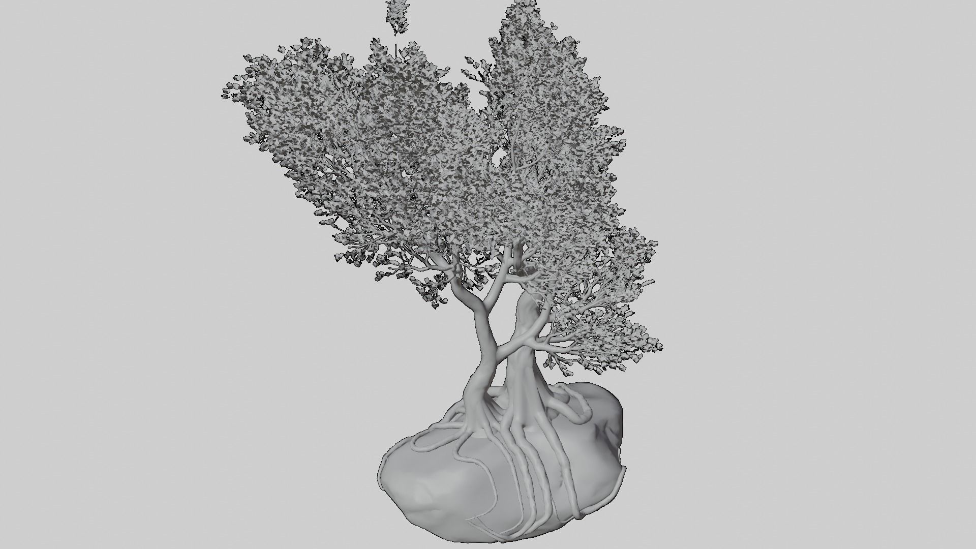 Stylized tree model 3D model_7