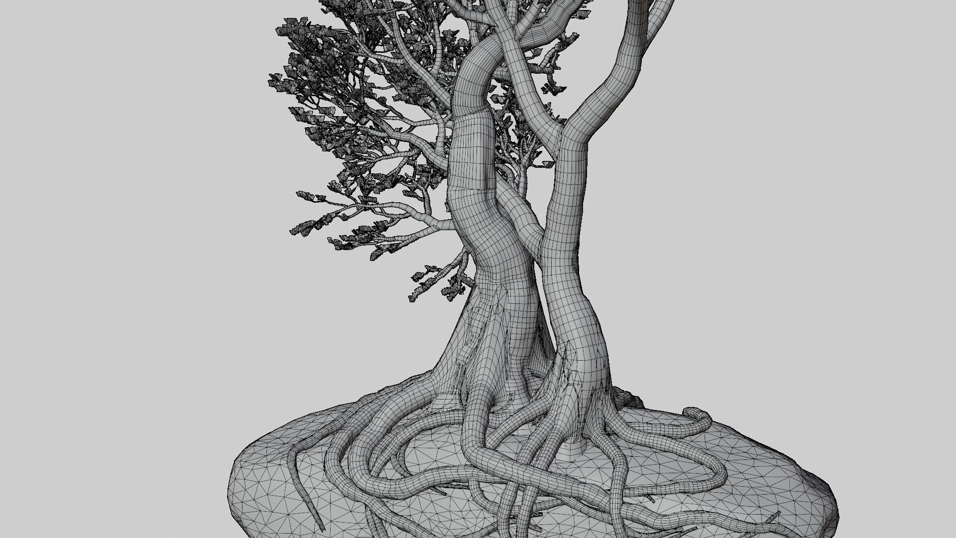 Stylized tree model 3D model_6