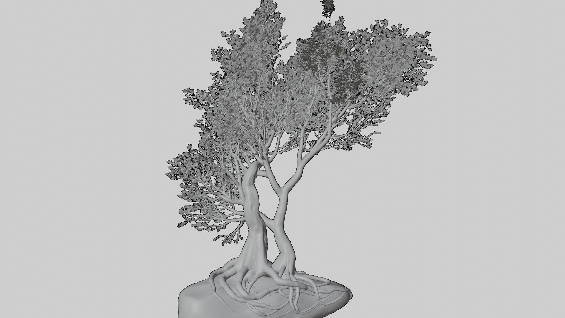 Stylized tree model 3D model_4