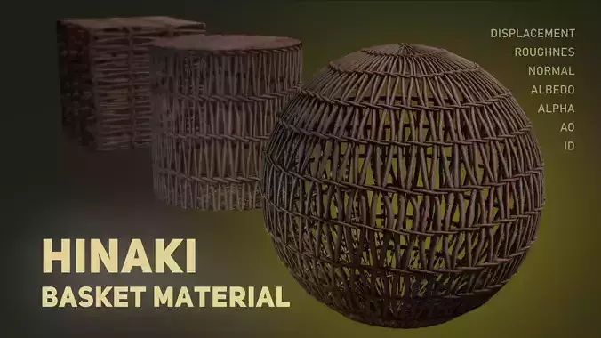 Hinaki basket material