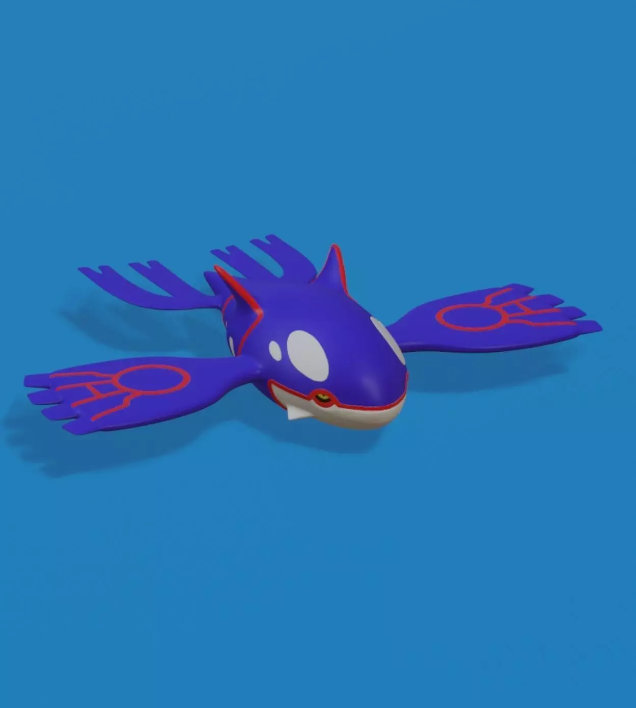 KYOGRE POKEMON 3D print model
