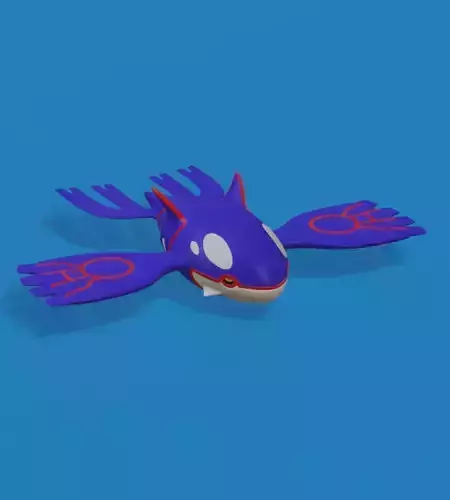 KYOGRE POKEMON 3D print model