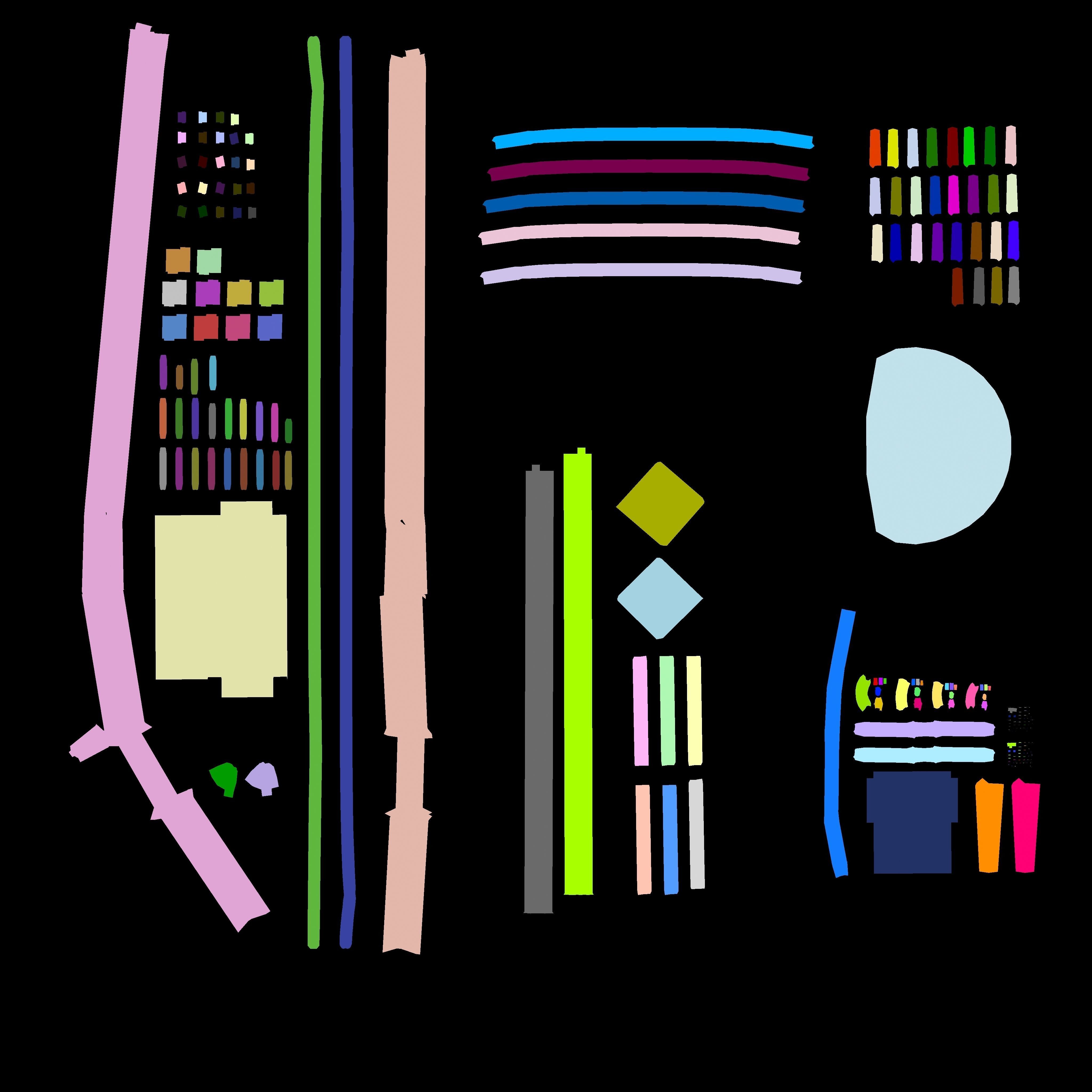 Industrial Mobile Cantilever Work Platform Low-poly 3D model_9