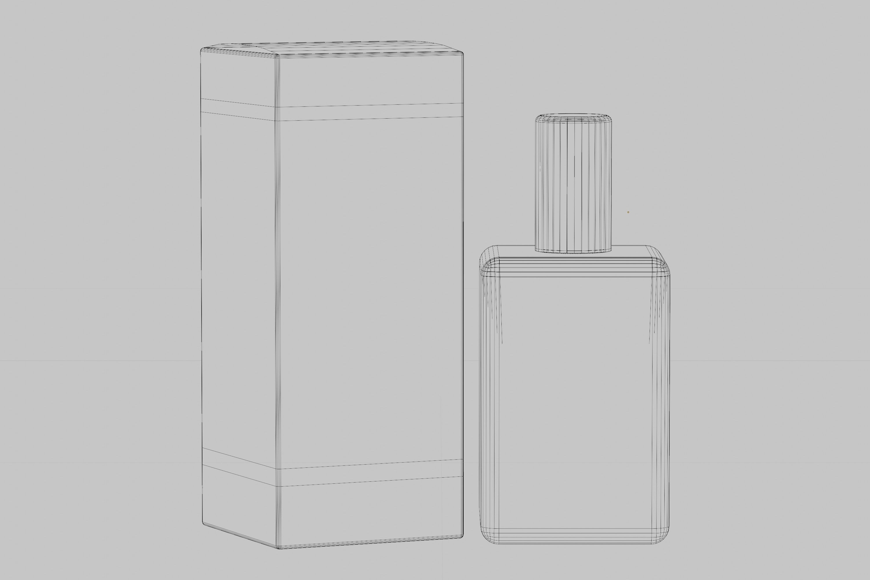 Perfume Bottle Low-poly 3D model_4