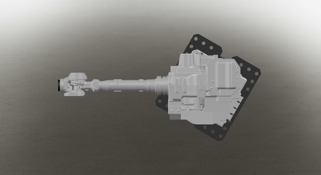 Nachi MC50 Robot W Stand Free 3D model_13