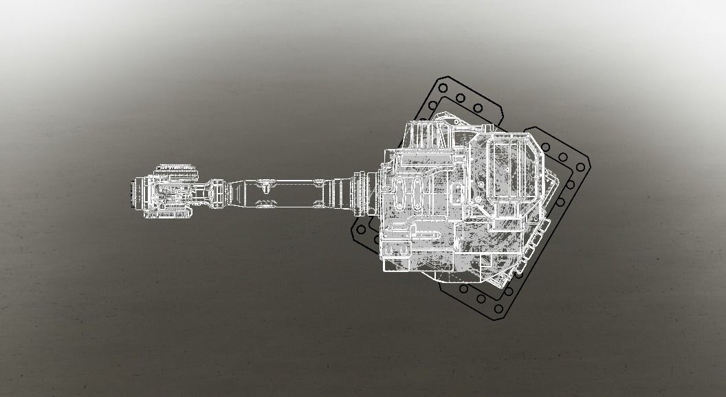 Nachi MC50 Robot W Stand Free 3D model_11