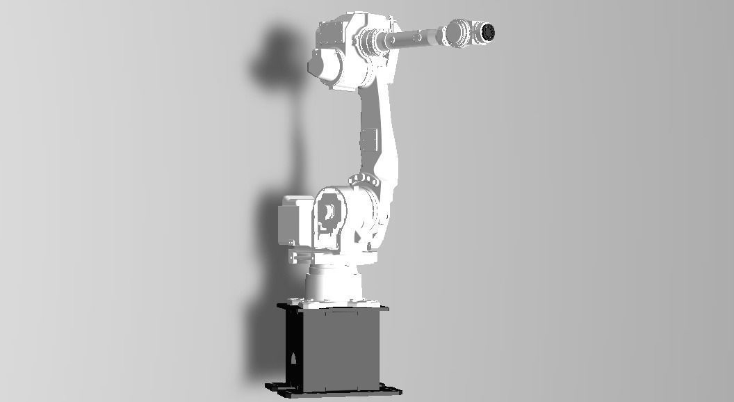 Nachi MC50 Robot W Stand Free 3D model_33