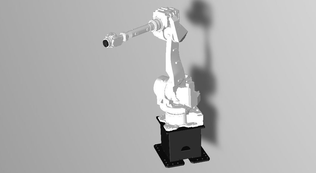 Nachi MC50 Robot W Stand Free 3D model_25