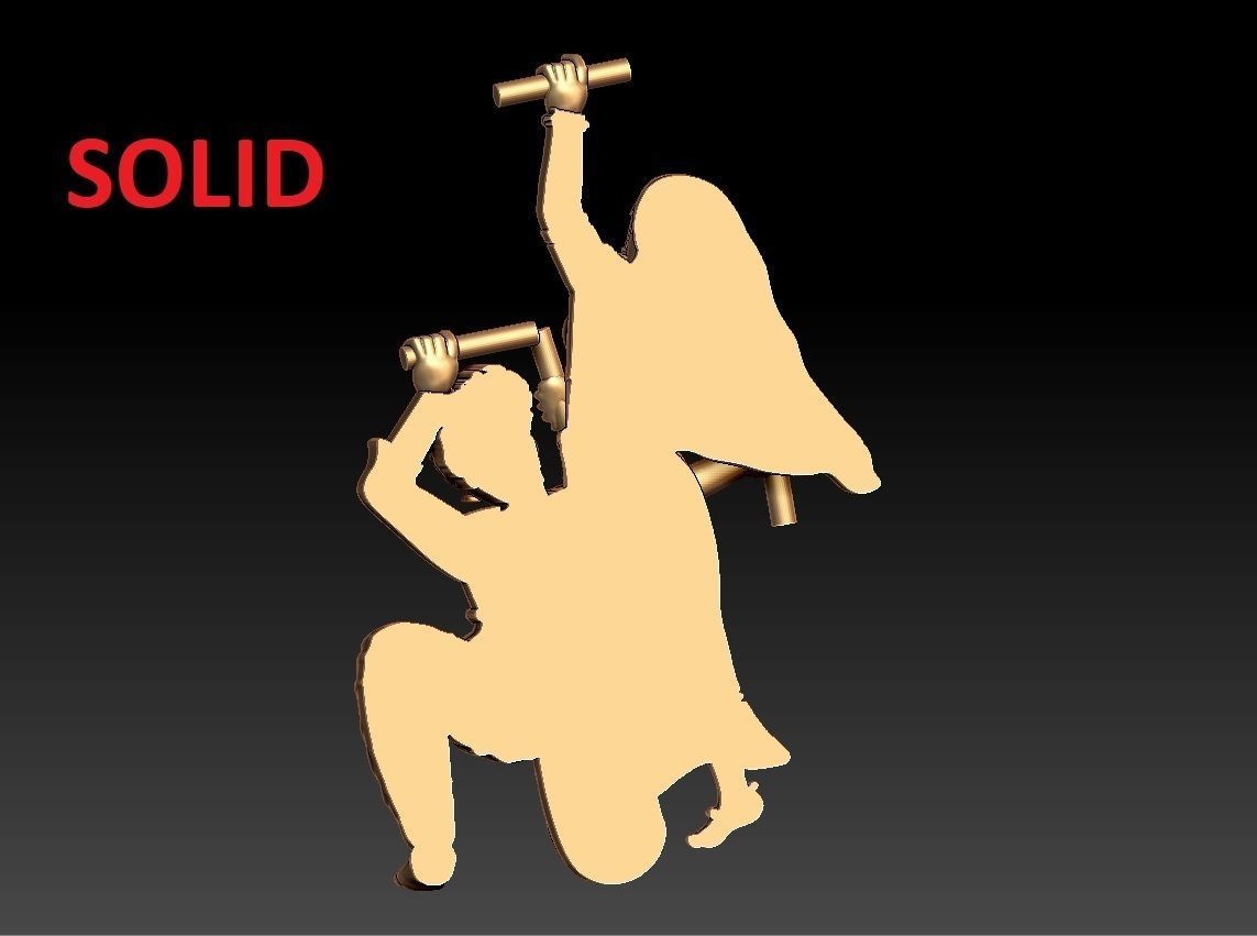 DHANDIYA DANCE PENDENT 3D print model_6