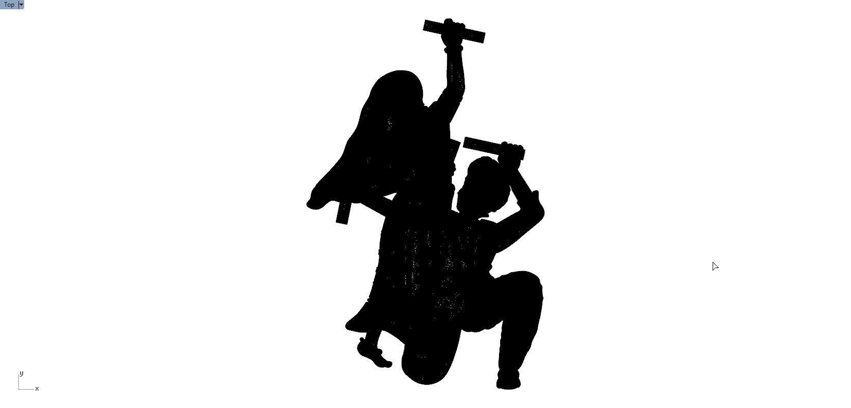 DHANDIYA DANCE PENDENT 3D print model_7